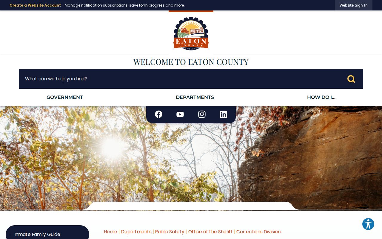 Eaton County arrest search Corrections Division source