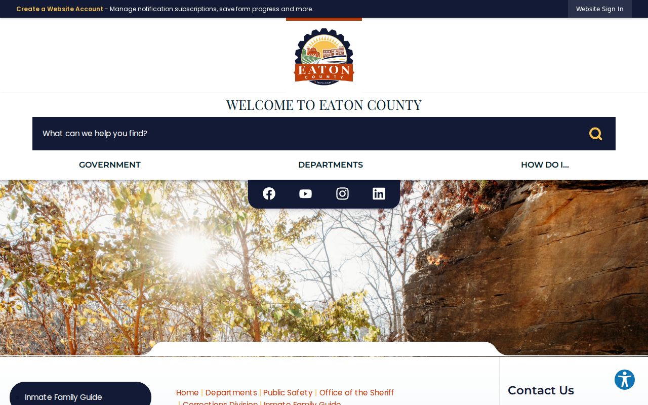 Eaton County arrest records inmate family guide