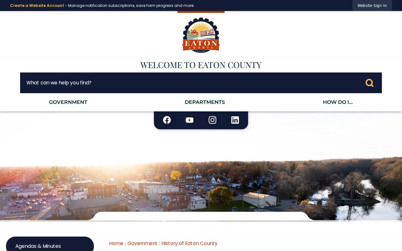 Eaton County criminal records courthouse history