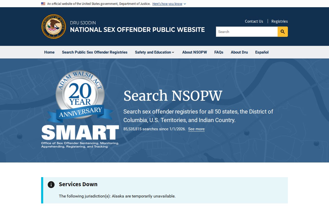 National cross-state search for Eaton County sex offender records